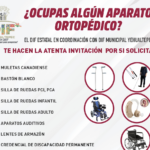 DIF de Yehualtepec invita a solicitar aparatos ortopédicos para población que lo requiera