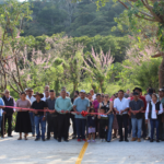 Inauguran pavimentación de la Calle al Panteón en El Pozo en Pantepec