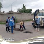 Realizan trabajos de desazolve en Benito Juárez para prevenir encharcamientos y fortalecer la red de drenaje