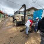 Inician trabajos de desazolve de drenaje en Esperanza para prevenir inundaciones