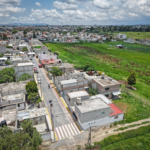 Entregan obra de pavimentación en la calle Xaltipan de Cuautlancingo