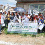 Inician obra de ampliación de drenaje sanitario en la colonia Las Cruces de Amozoc