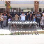 Amozoc fortalece los Senderos de Paz con entrega de luminarias en Casa Blanca