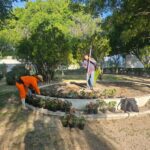 Gobierno de Tehuacán rehabilita jardineras y áreas verdes del Parque Arcadia
