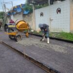 Avanza pavimentación de la calle 16 de Septiembre en Rancho Nuevo, Ayotoxco de Guerrero