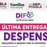 DIF de Los Reyes de Juárez realizará última entrega de despensas para beneficiarios rezagados