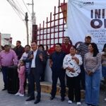 Los Reyes de Juárez inicia pavimentación con adoquín en la calle del Bosque de San Juan Acozac