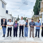 Inaugura el alcalde Alan Amador obra de adoquinamiento en San Buenaventura Tetlananca