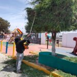 Esperanza realiza poda de árboles en el Andador de la Niñez