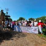 Ayotoxco inicia pavimentación de la calle Benito Juárez en San Antonio Metzónapa
