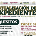 Productores de Pantepec deben actualizar expedientes de Producción para el Bienestar