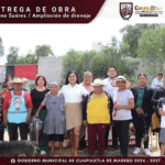 Entregan obra de drenaje sanitario en la cabecera municipal de Cuapiaxtla de Madero
