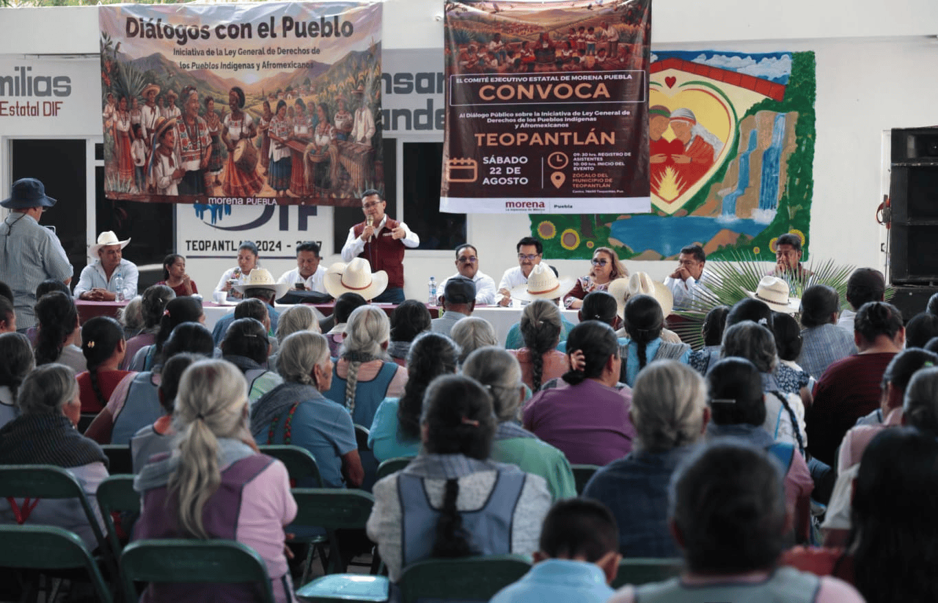 Confirma Morena Puebla su compromiso con los pueblos indígenas