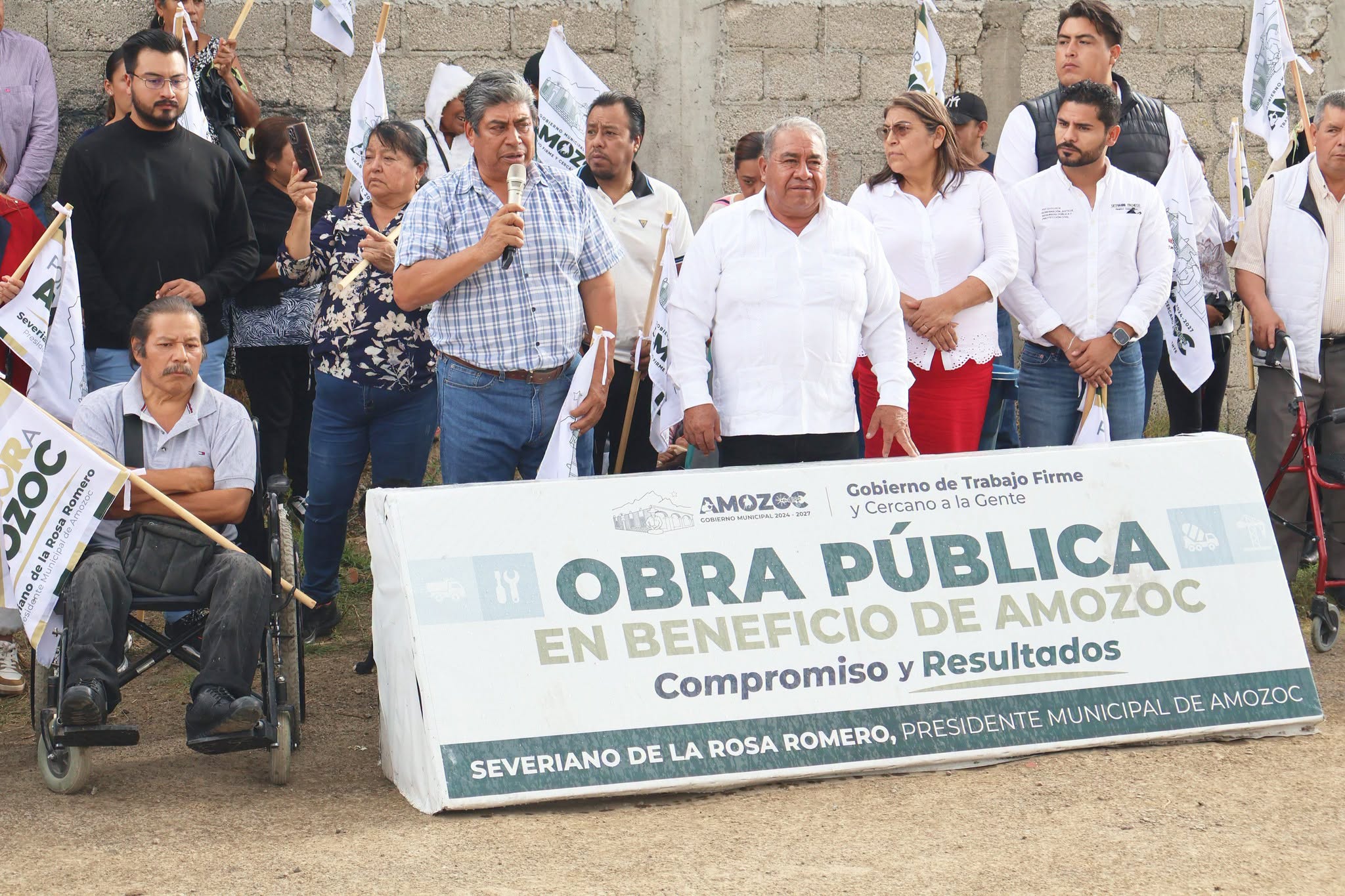 Amozoc inicia pavimentación de avenida Luis Donaldo Colosio en Chachapa