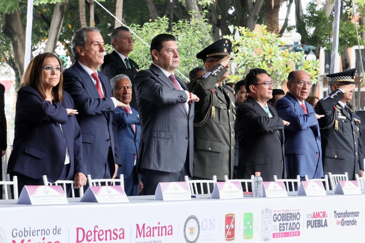 Puebla inicia conmemoraciones por el 216 aniversario de la Independencia de México