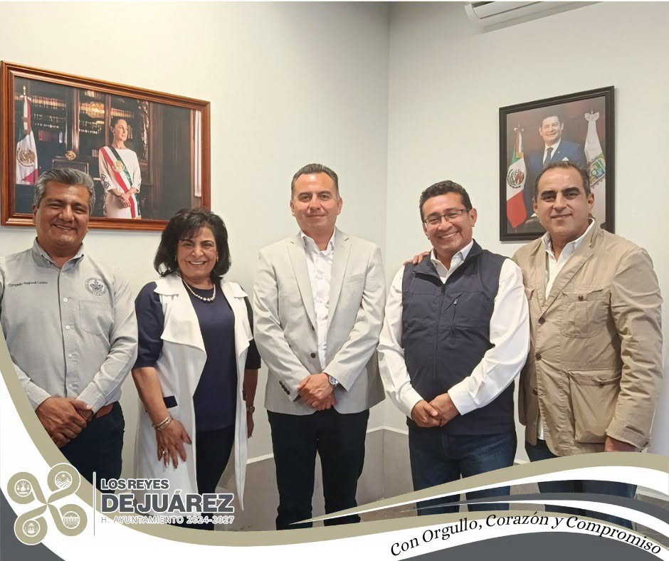 Los Reyes de Juárez fortalece alianzas rumbo a la Expo Hortícola BUAP 2026