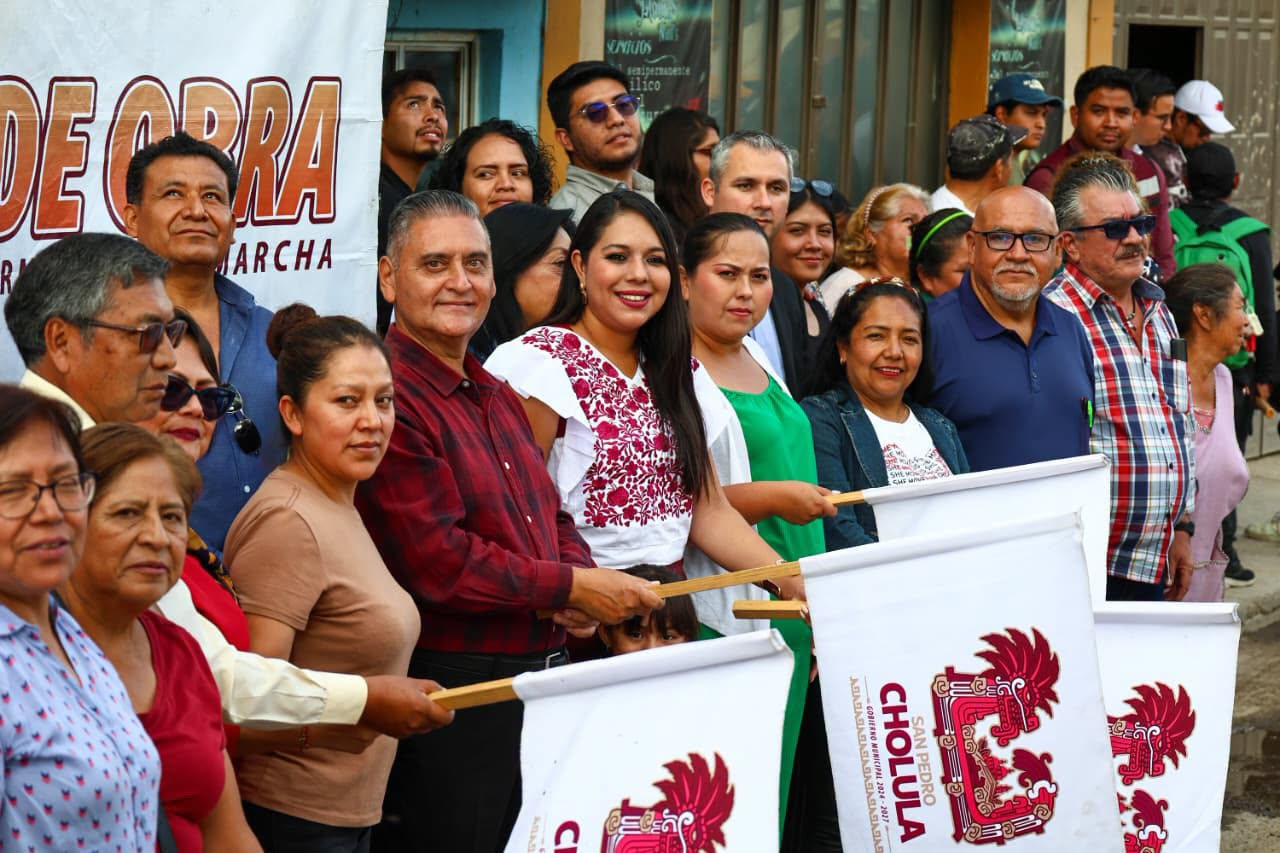 Gobierno de San Pedro Cholula inicia rehabilitación de la Calle Revolución en Momoxpan