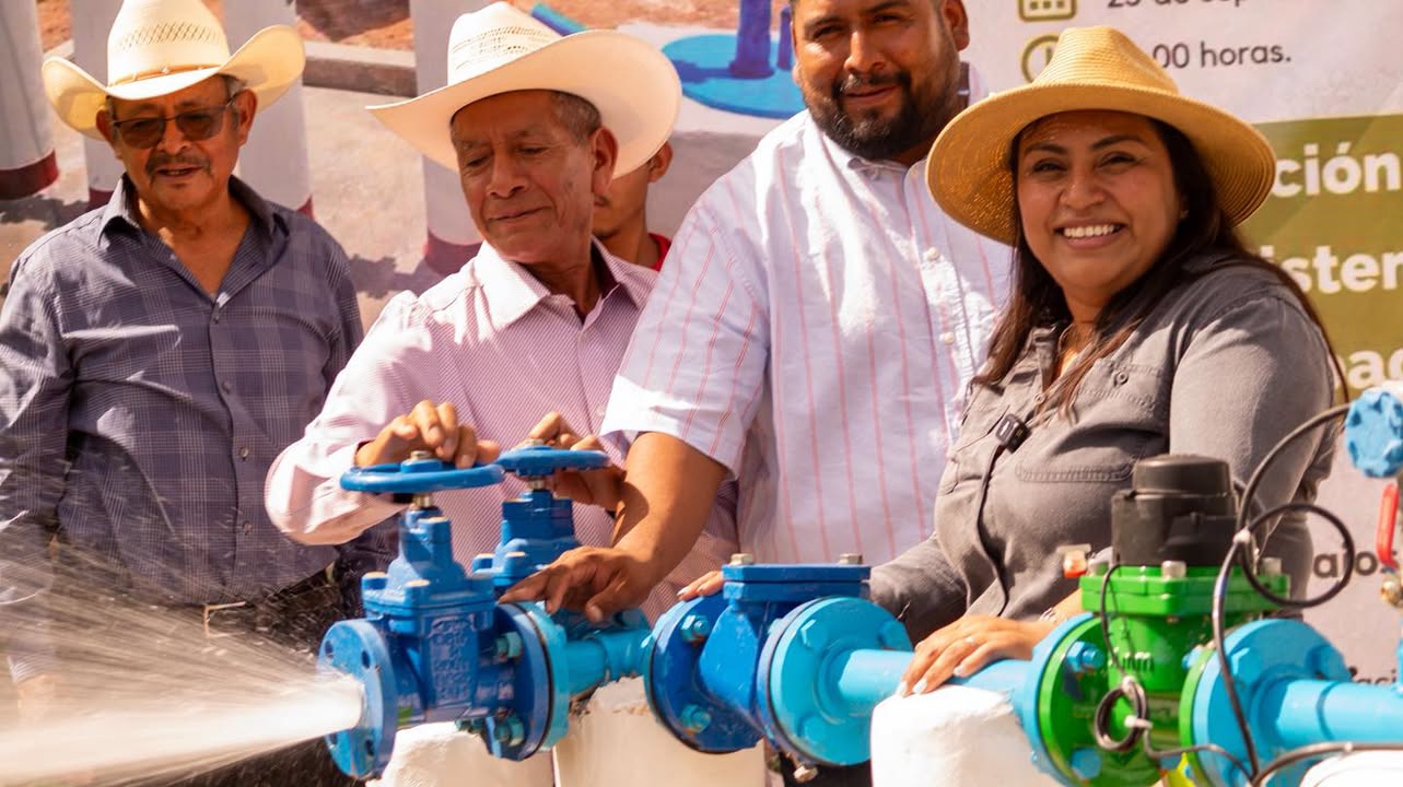 Tulcingo moderniza sistema de agua potable en la comunidad de Francisco Villa