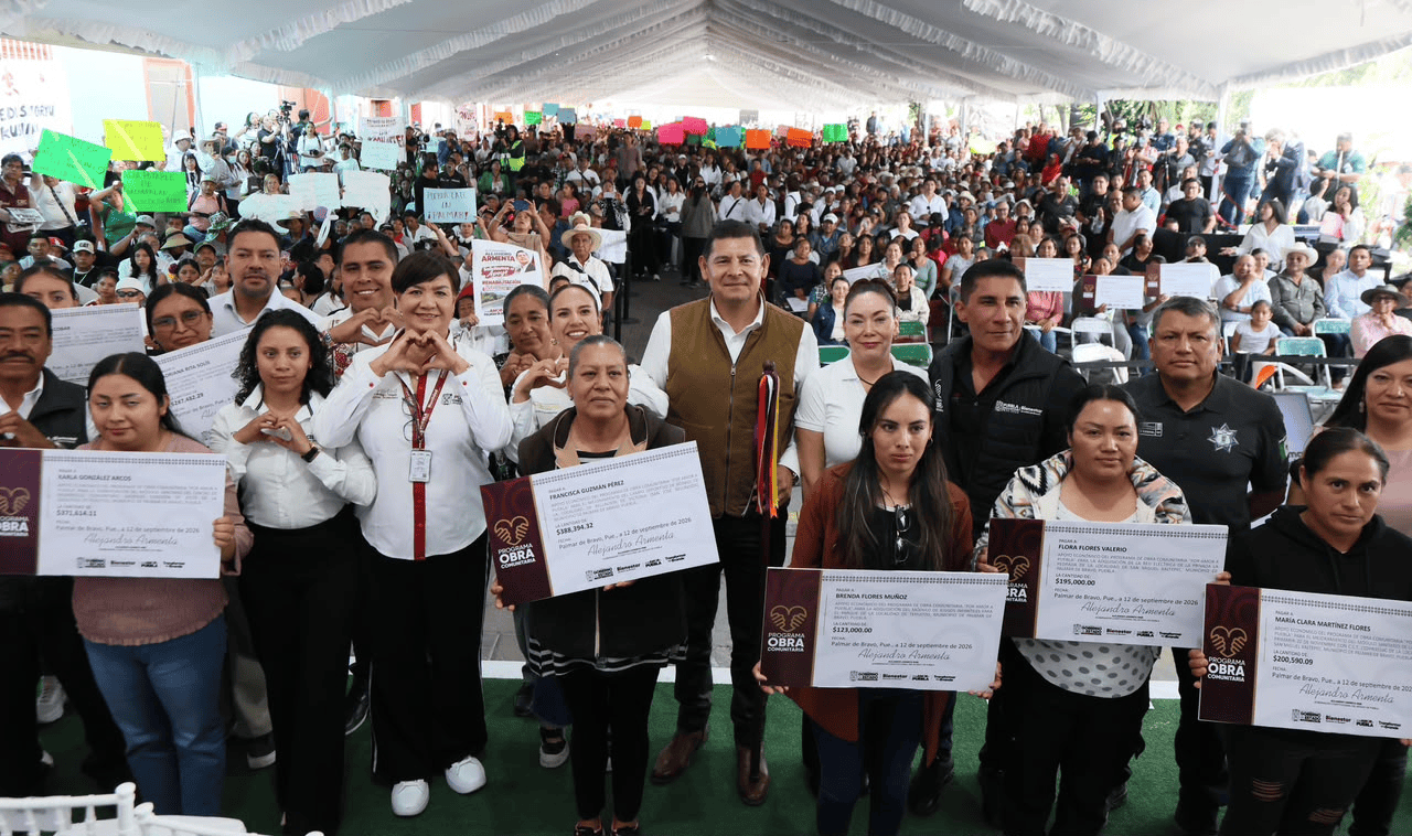 “La obra comunitaria es justicia social”: Armenta