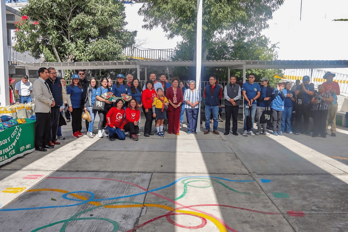 DIF Cuautlancingo impulsa proyectos ambientales en primaria de Volkswagen 1