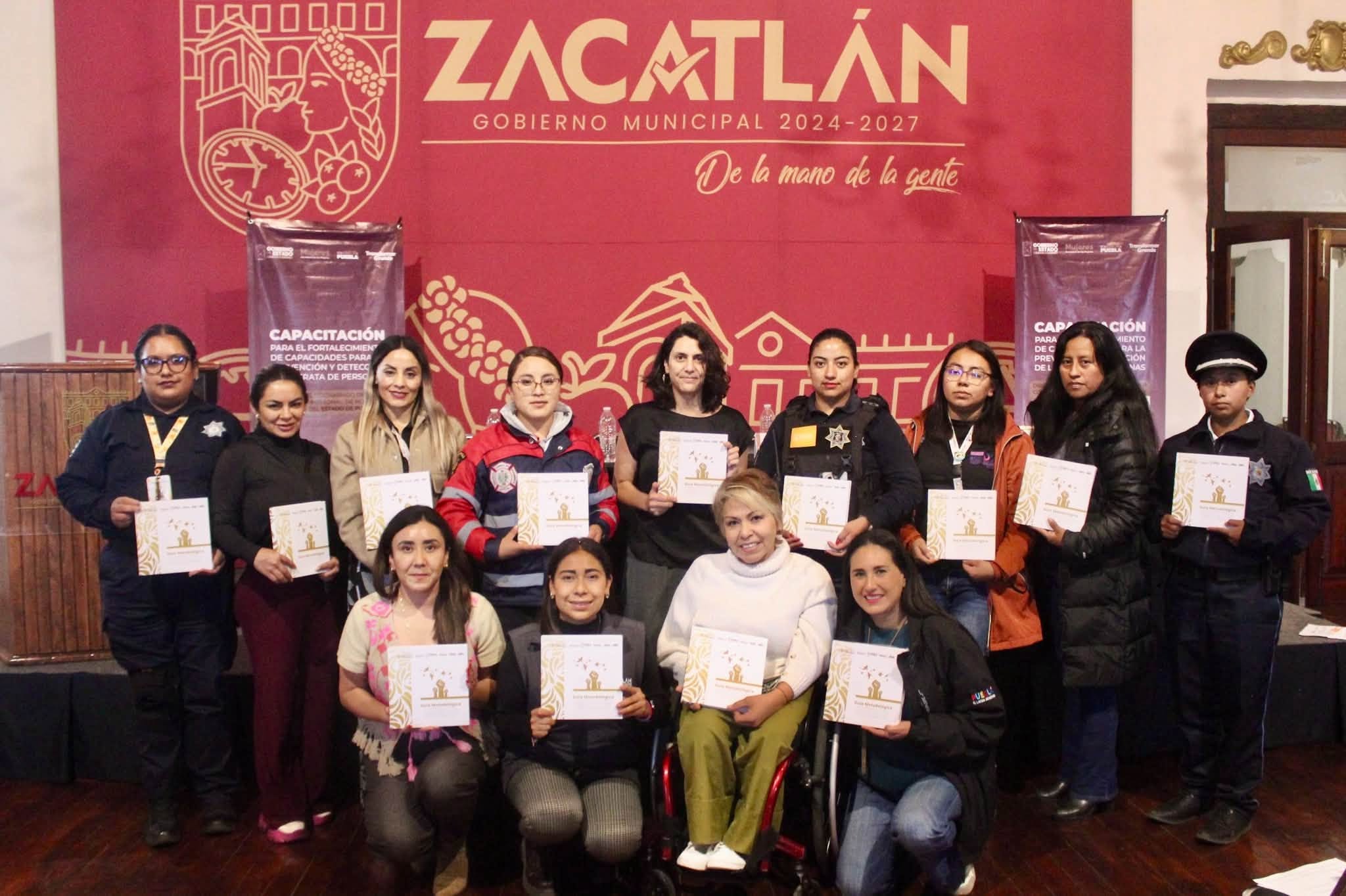 Capacitan en Zacatlán para prevenir y detectar la trata de personas