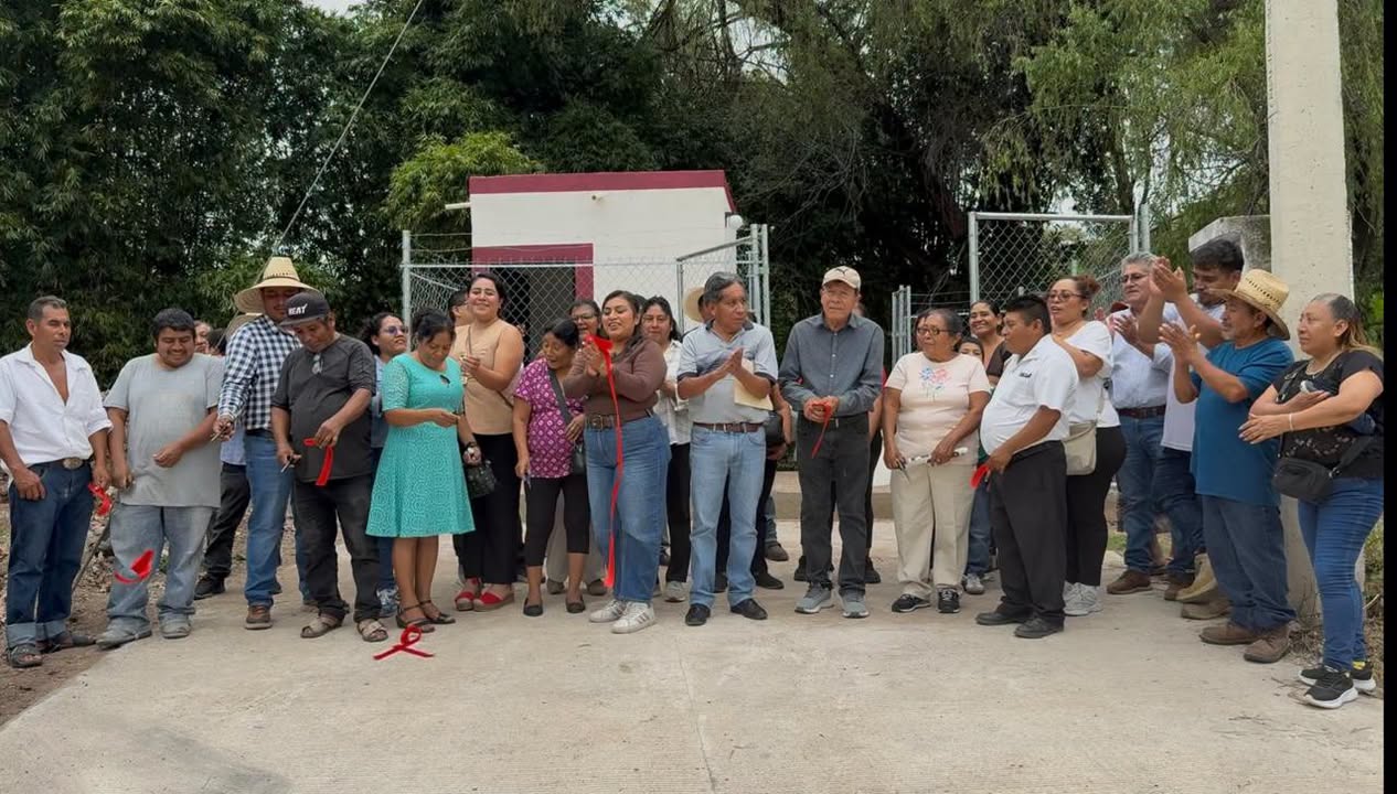 Entregan segunda etapa de rehabilitación del pozo de agua en Atzompa