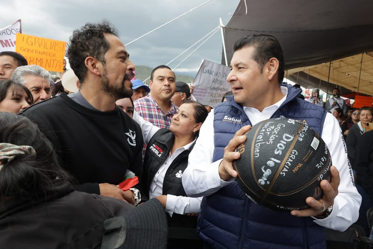 Alejandro Armenta impulsa 63 obras comunitarias con inversión de 14.1 millones de pesos en la región Serdán