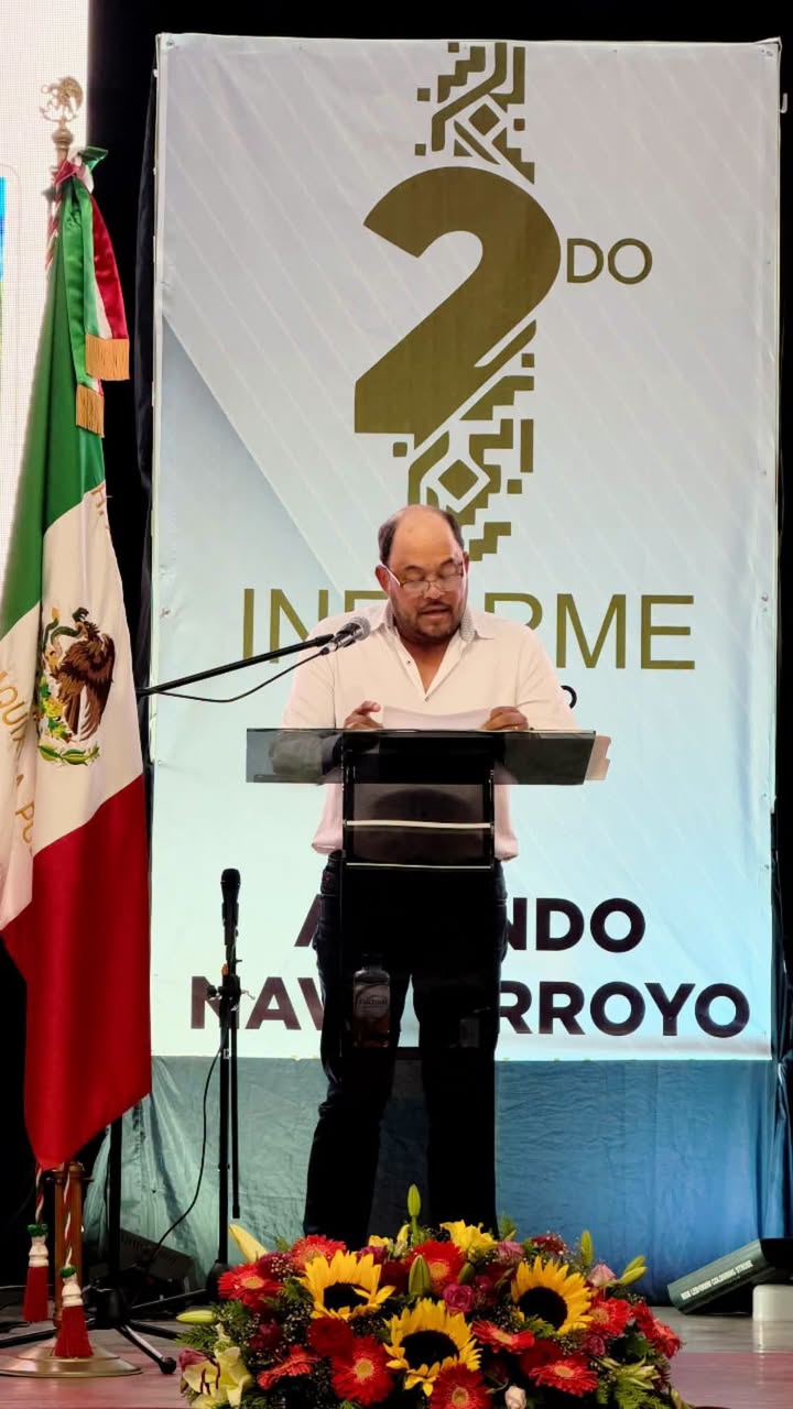 Amando Nava Arroyo rinde Segundo Informe de Gobierno en Aquixtla; destaca transparencia y rendición de cuentas