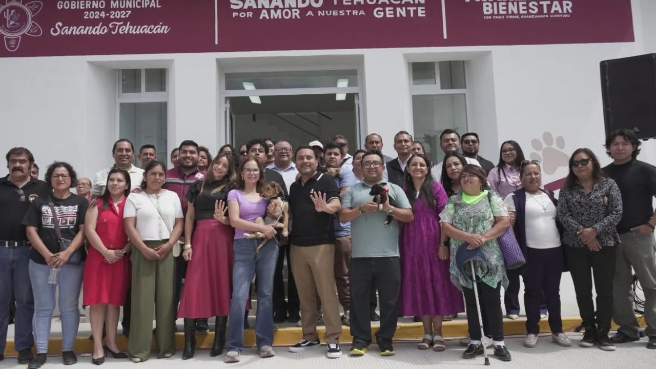 Alejandro Barroso inaugura primera etapa del Centro de Bienestar Animal en Tehuacán