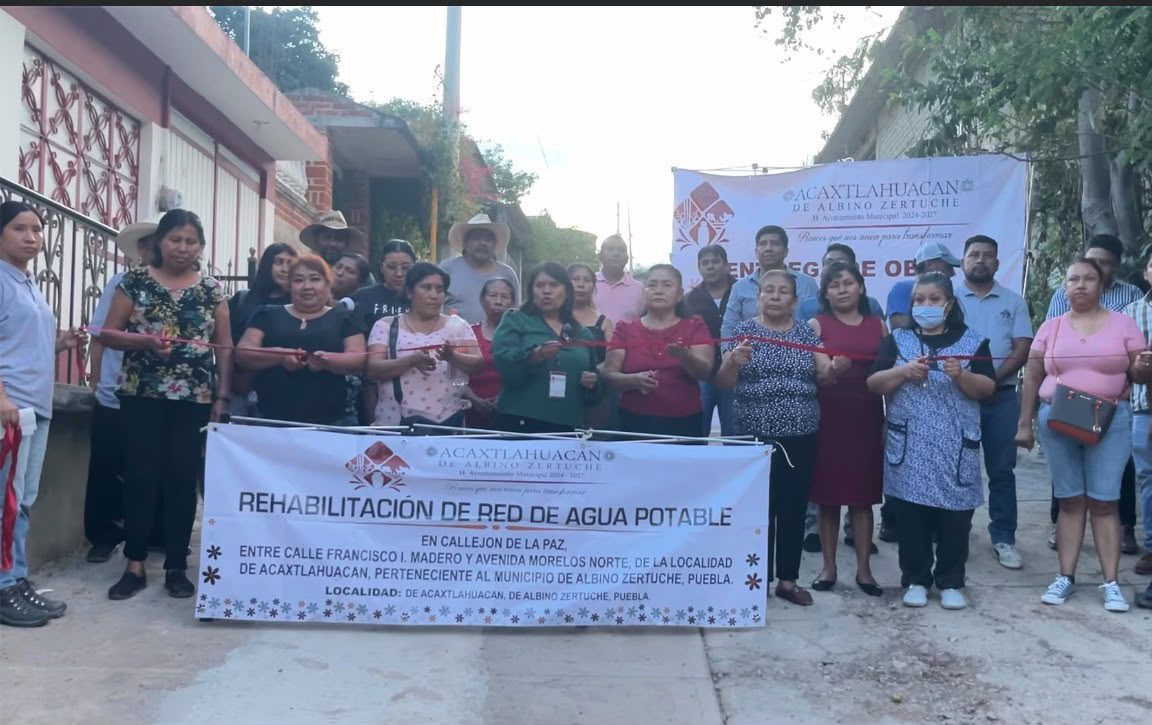 Rosa Isabel Cardoso inaugura rehabilitación de red de agua potable en Albino Zertuche